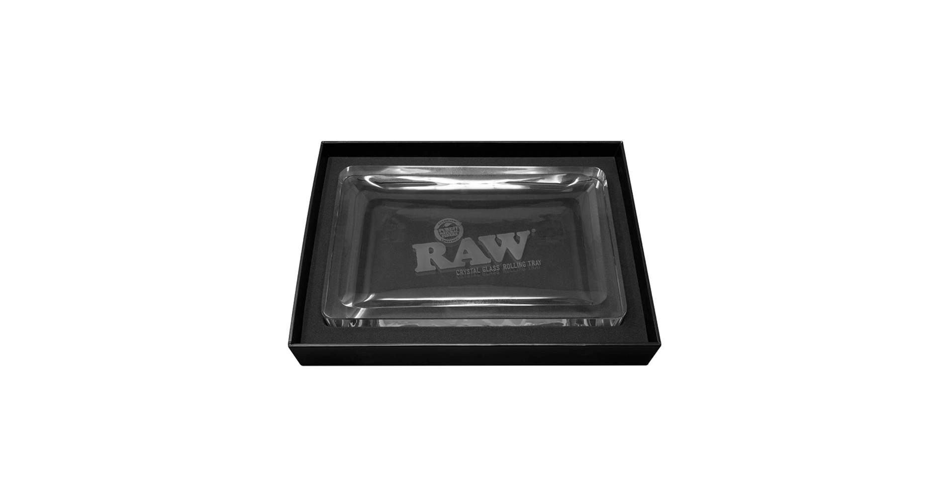 Amazon | RAW クリスタルガラスローリングトレイ - M 11 x 7 x